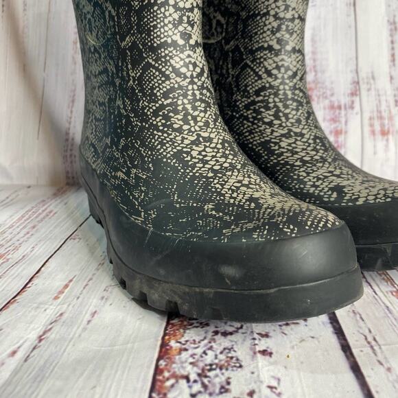 Gianni Bini Woman Tall Rain Boots Sz 6M - Picture 2 of 8